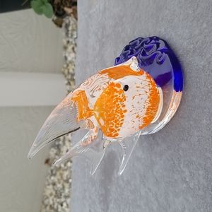 Partylite Glass Fish Votive Candle Holder excellent condition